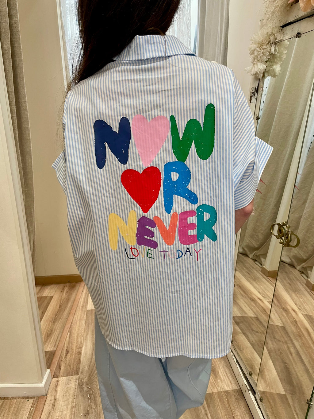 Chemise rayée Now or Never