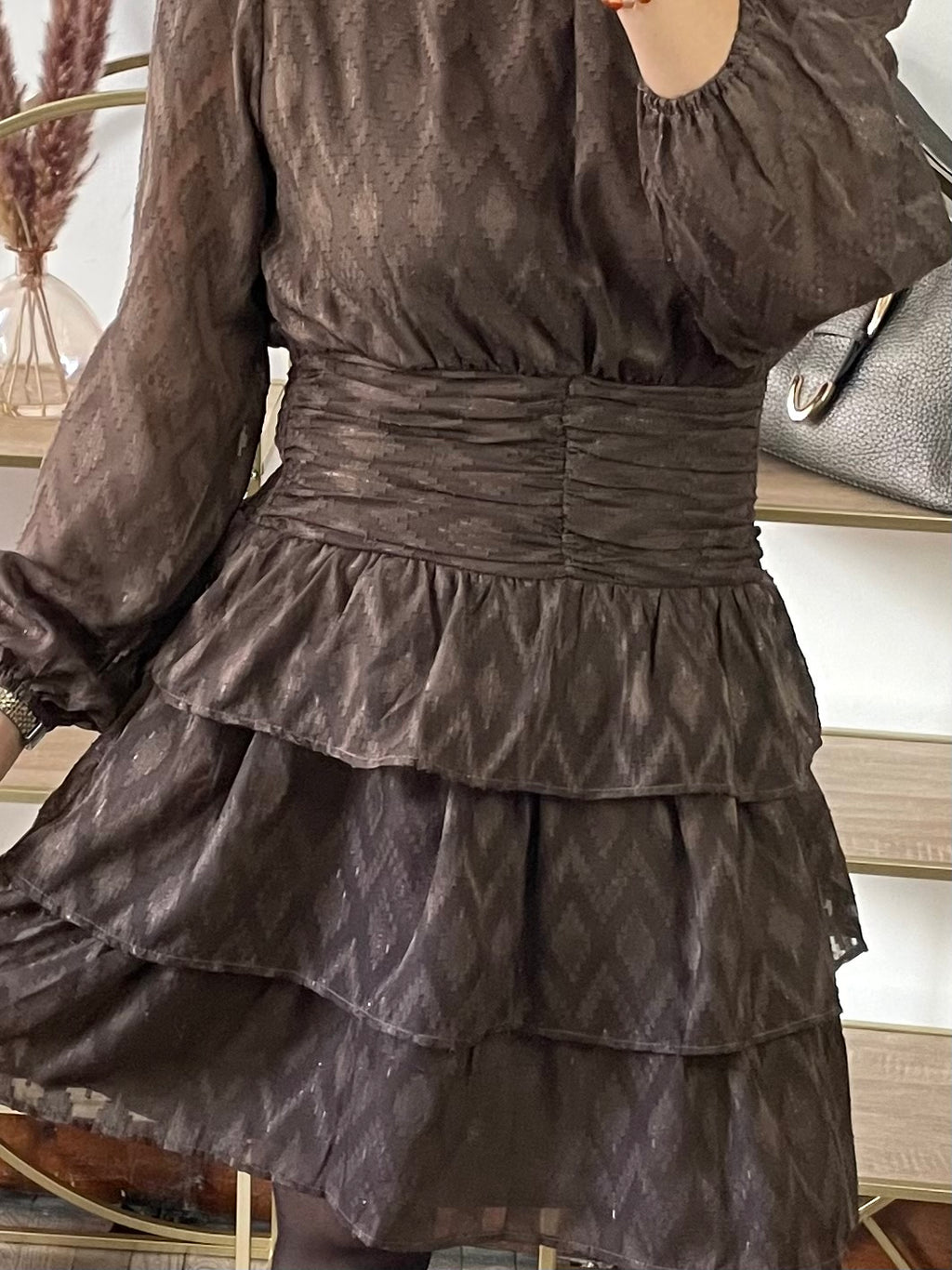 Robe chocolat gold