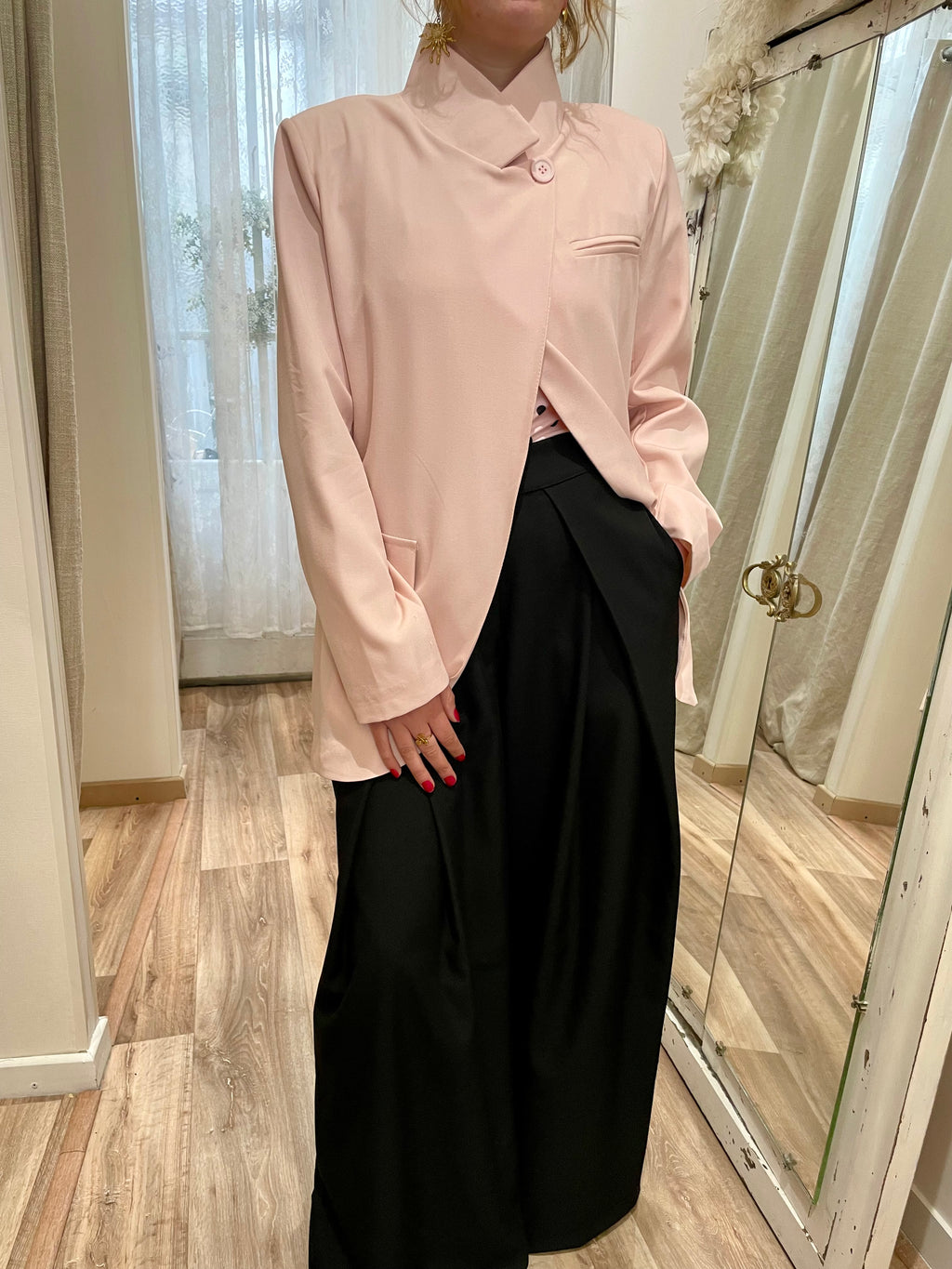 Jupe satin imprimée léopard