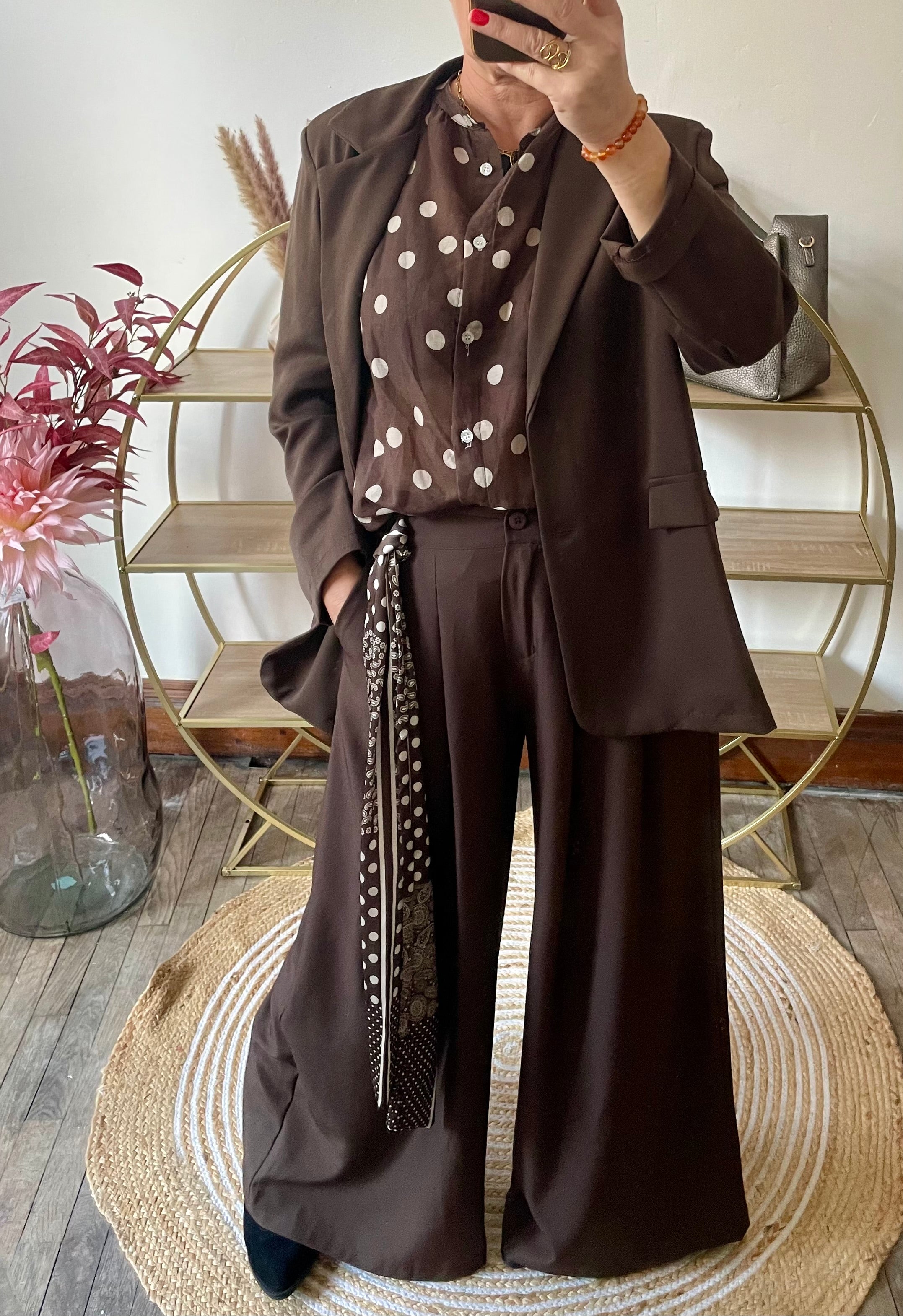 Blazer Tina chocolat