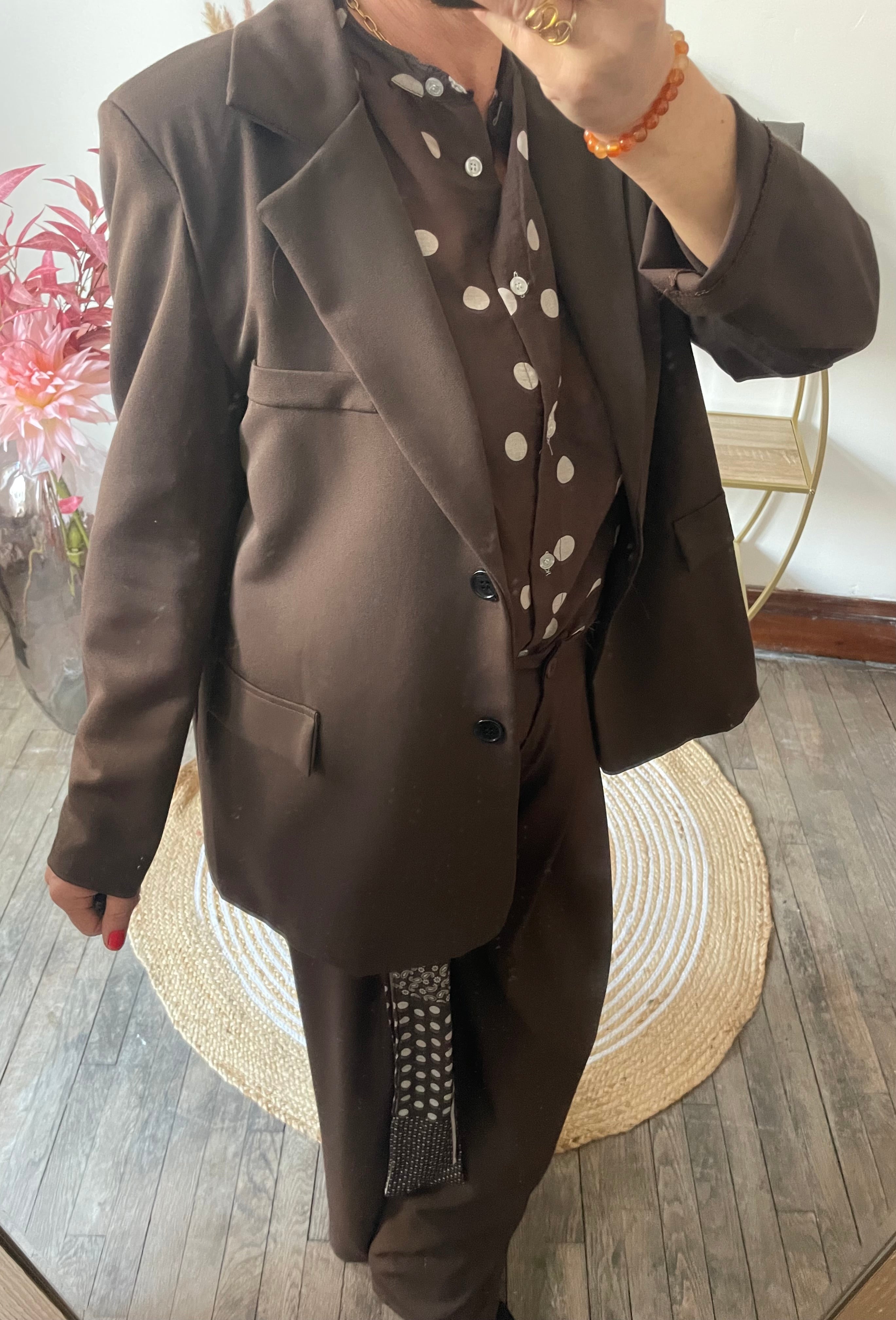 Blazer Tina chocolat