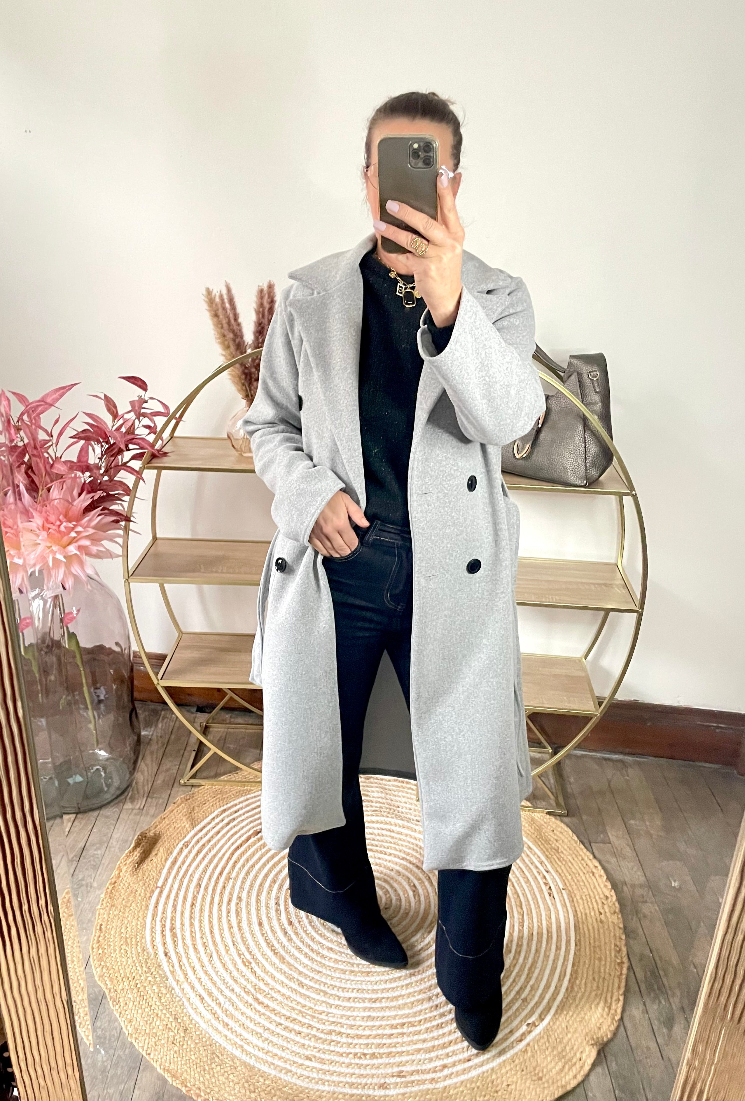 Manteau Sonia gris