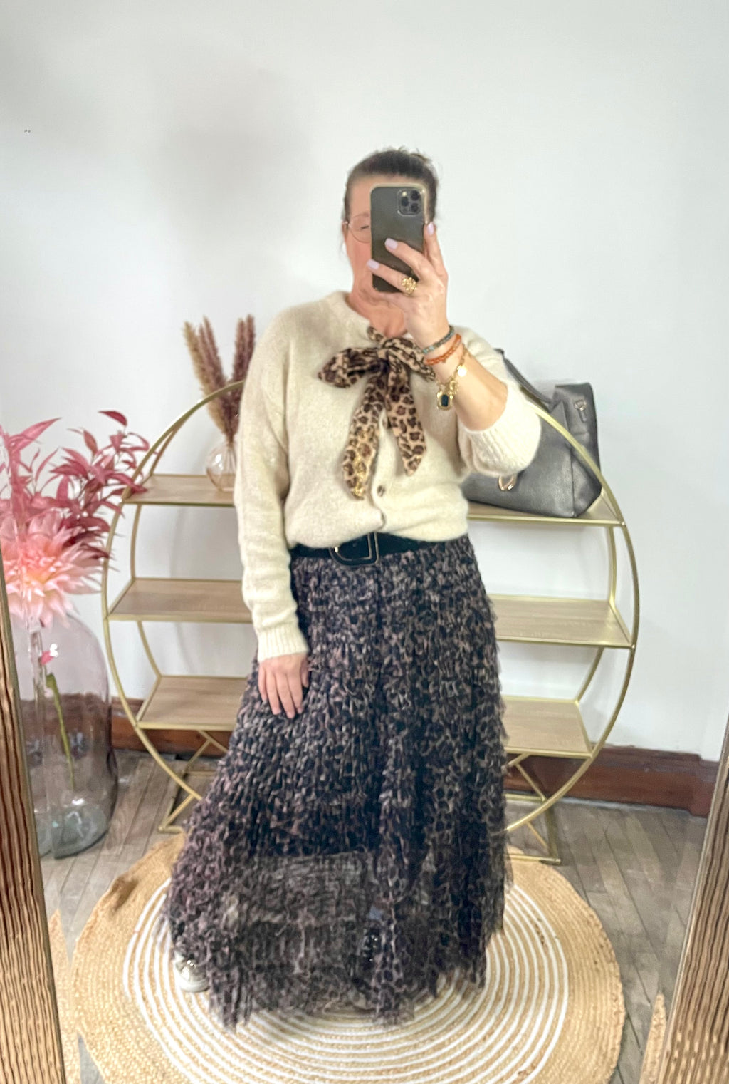 Jupe tulle à volant