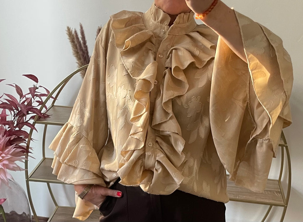 Blouse fluide Sophia beige