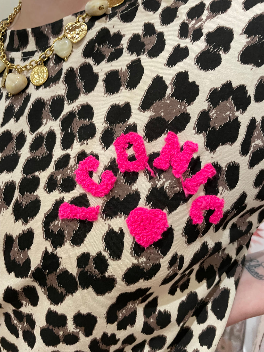 T shirt léopard iconic