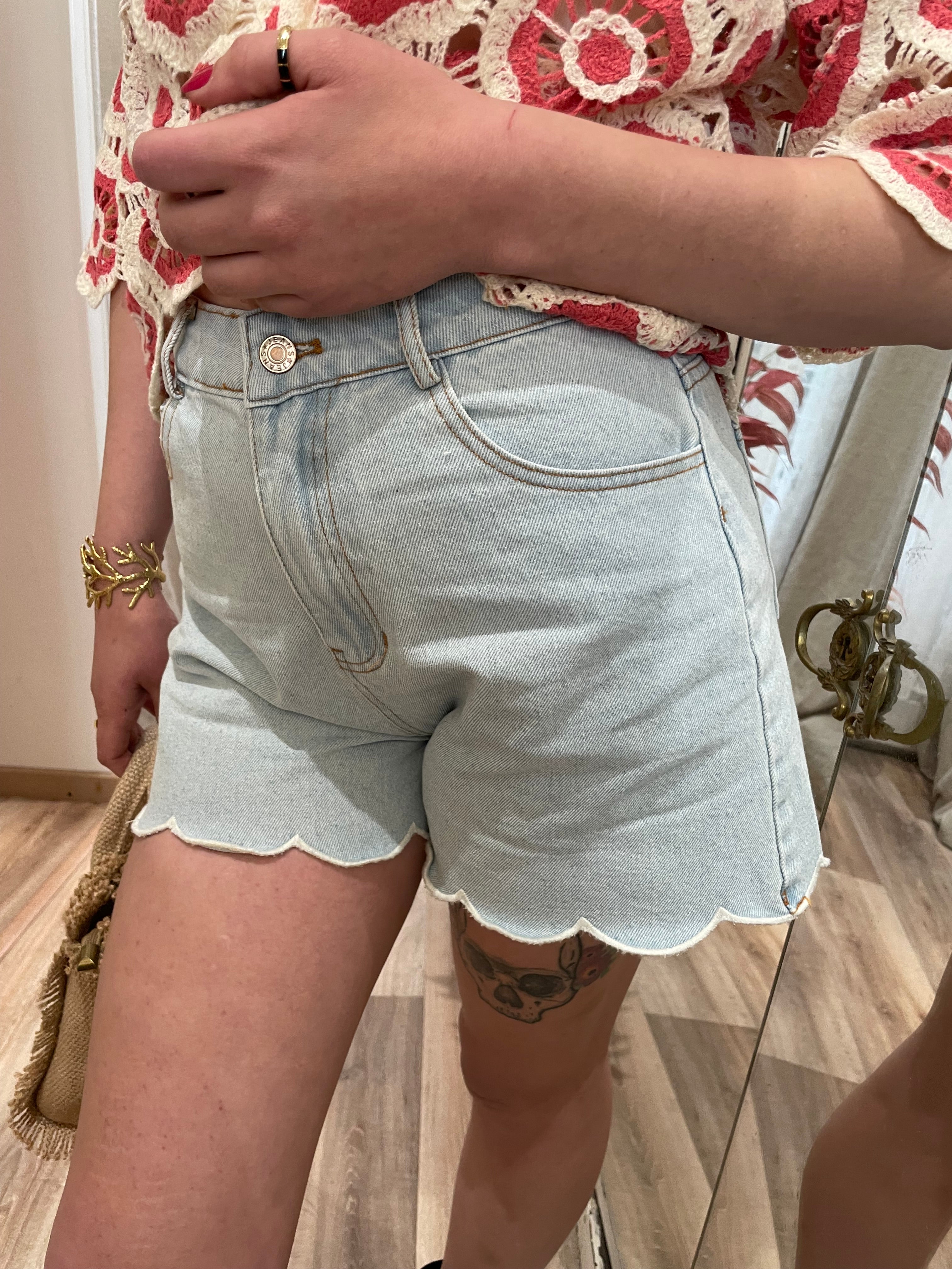 Short en jean